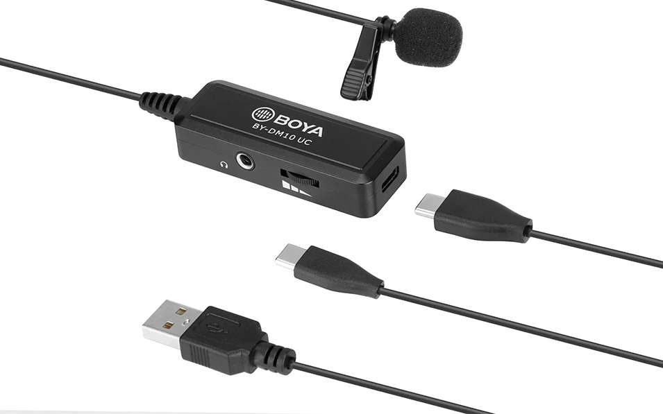 BOYA BY-DM10 UC - микрофон тип брошка