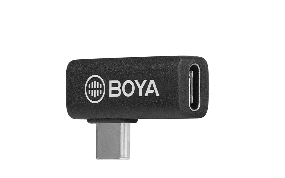 BOYA BY-K5 - адаптер от женски TYPE-C към мъжки TYPE-C (90°)