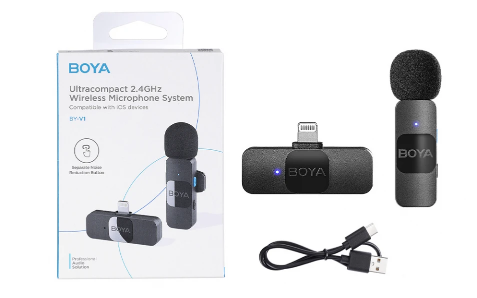 BOYA BY-V1 - безжична брошка iOS