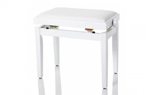 Столче за пиано Bespeco SG101WLVB, Бяло