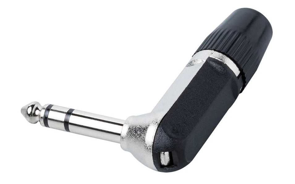 Конектор Bespeco SS90, 6.3mm, Стерео, Г-образен