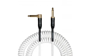 Кабел Cascha Advanced Line CCA-G2WH6, Спираловиден, Бял, 6m, 6.3mm/6.3mm