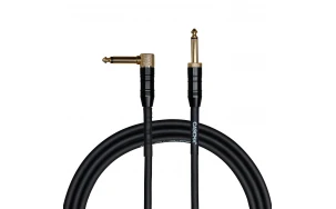 Кабел Cascha Professional Line CCP-G1ABK3, Черен, 6.3mm/6.3mm, Г-образен, 3m