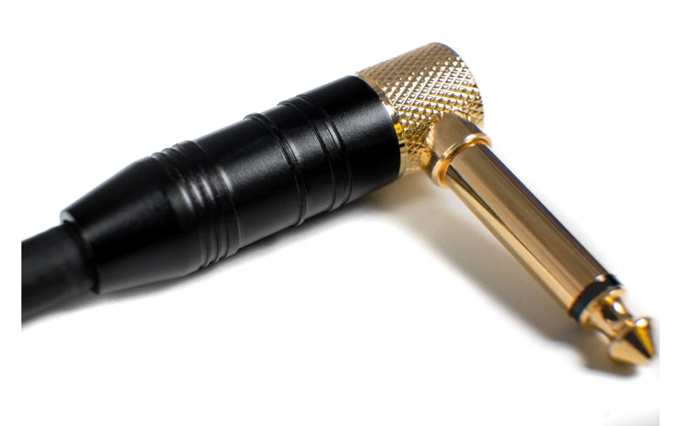 Кабел Cascha Professional Line CCP-G1ABK3, Черен, 6.3mm/6.3mm, Г-образен, 3m