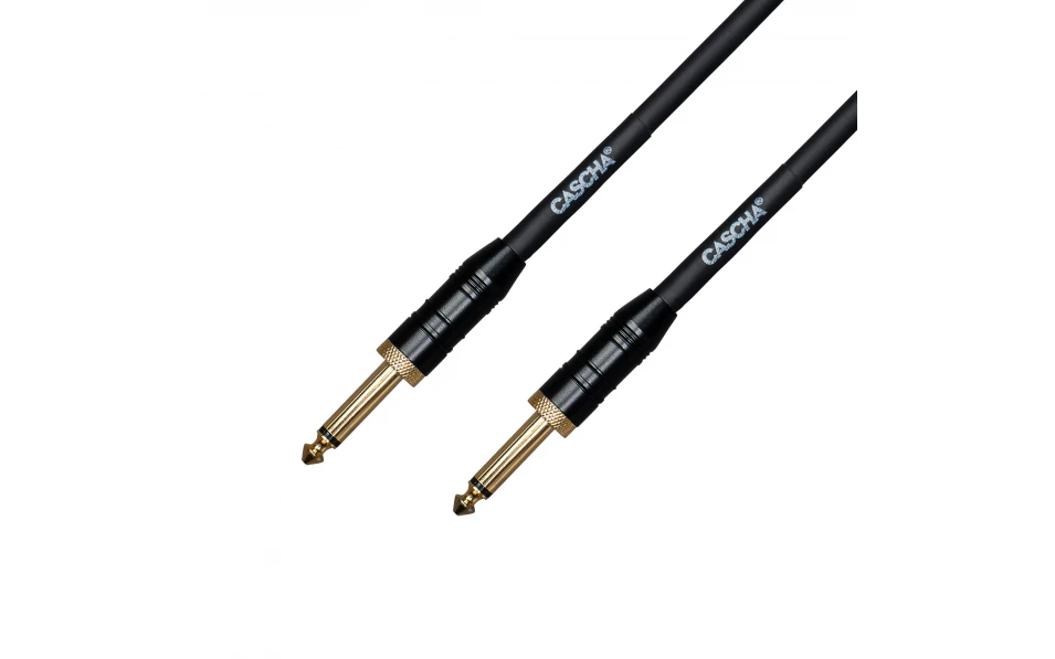 Кабел Cascha Professional Line CCP-G1SBK6, Черен, 6.3mm/6.3mm, 6m
