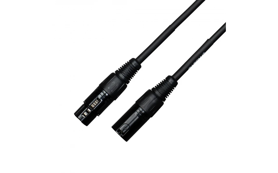 Кабел Cascha Standard Line CCS-M1BK2, Черен, XLR-F / XLR-M, 2m