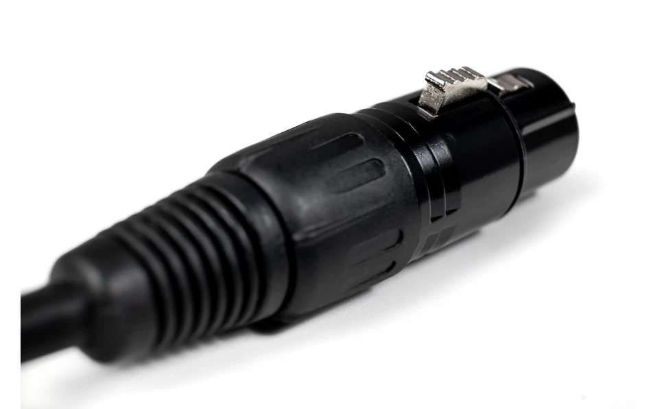 Кабел Cascha Standard Line CCS-M1BK2, Черен, XLR-F / XLR-M, 2m