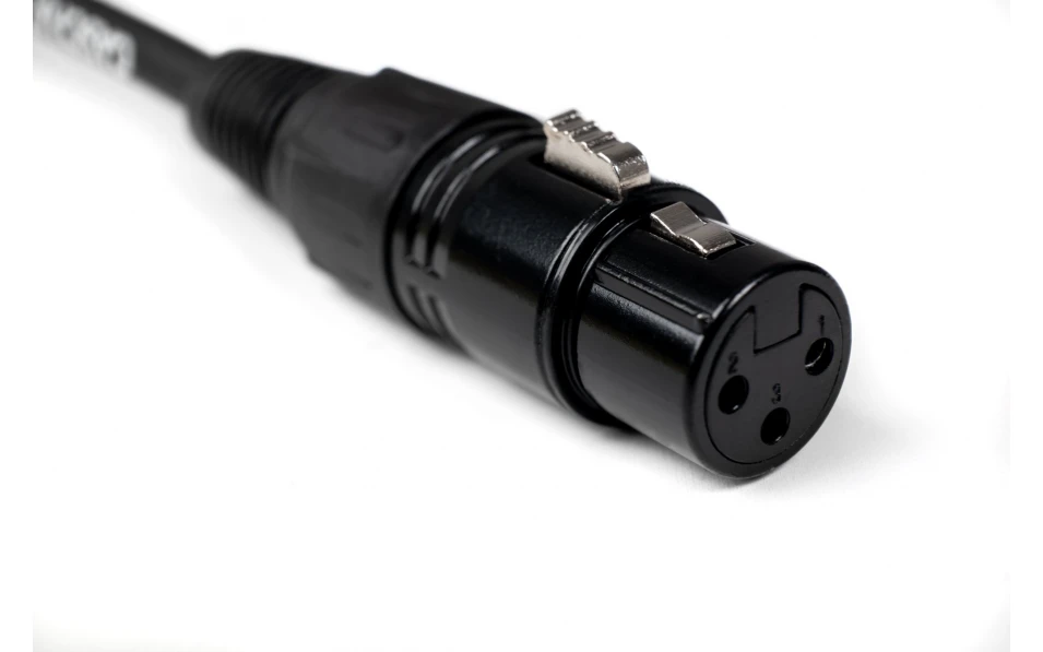 Кабел Cascha Standard Line CCS-M1BK2, Черен, XLR-F / XLR-M, 2m