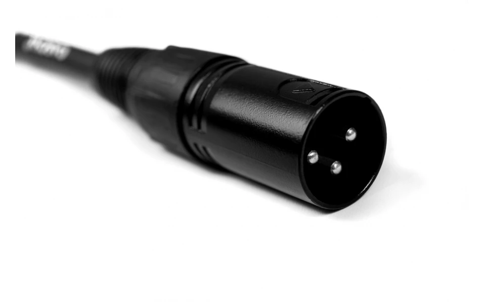 Кабел Cascha Standard Line CCS-M1BK2, Черен, XLR-F / XLR-M, 2m