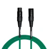 Кабел Cascha Standard Line CCS-M1GR2, Зелен, XLR-F / XLR-M, 2m