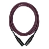Кабел Cascha Standard Line CCS-M1PU2, Лилав, XLR-F / XLR-M, 2m