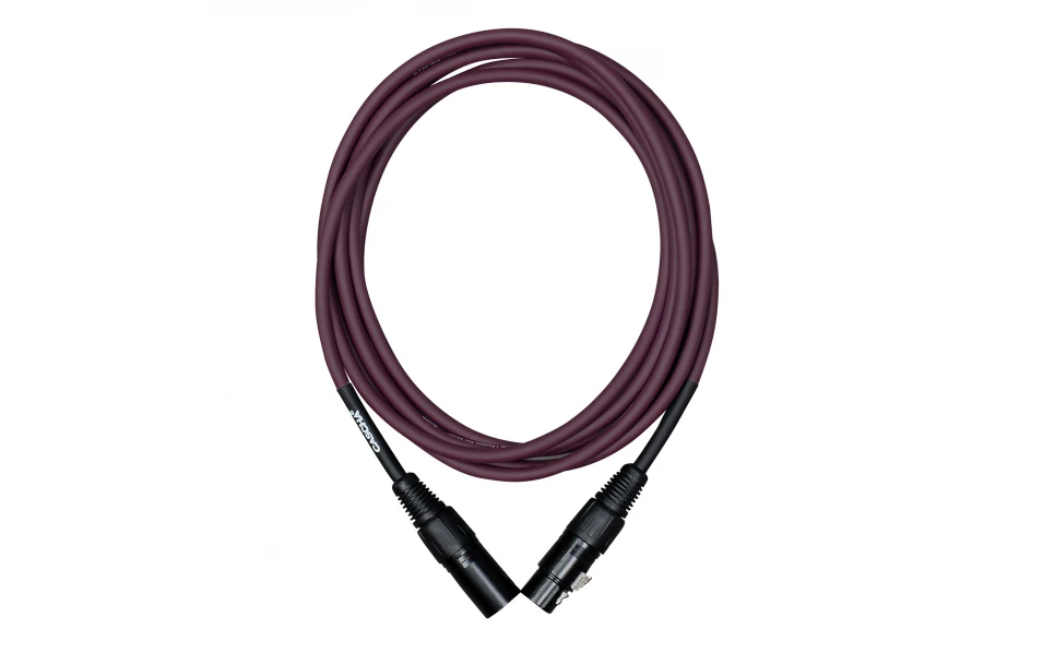 Кабел Cascha Standard Line CCS-M1PU2, Лилав, XLR-F / XLR-M, 2m