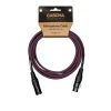 Кабел Cascha Standard Line CCS-M1PU2, Лилав, XLR-F / XLR-M, 2m