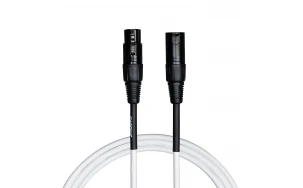 Кабел Cascha Standard Line CCS-M1WH2, Бял, XLR-F / XLR-M, 2m