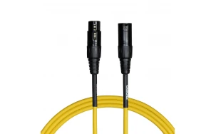 Кабел Cascha Standard Line CCS-M1YL2, Жълт, XLR-F / XLR-M, 2m
