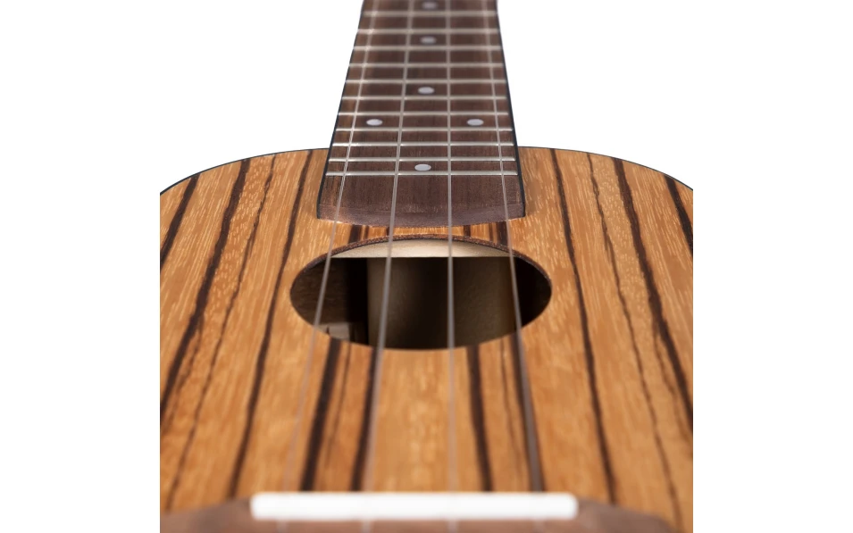 Сопрано укулеле Cascha CUSZW1 Zebra Wood 