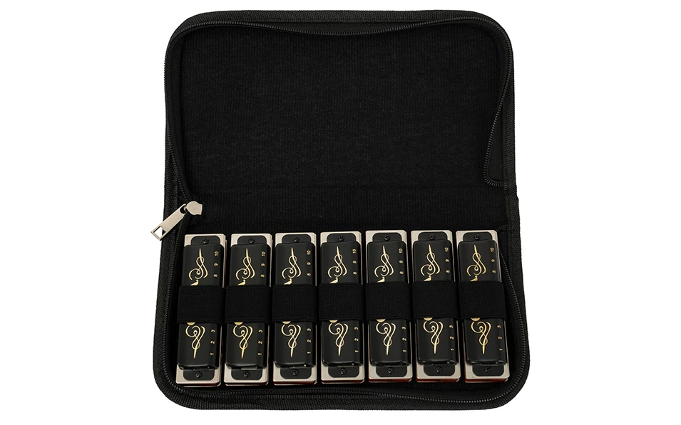 Блус хармоника Cascha HH 2224, Professional Blues, Комплект от 7бр. (C-D-E-F-G-A-Bb)