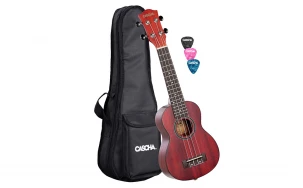 Сопрано укулеле Cascha HH 2263, Mahogany, Червено