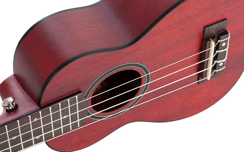 Сопрано укулеле Cascha HH 2263, Mahogany, Червено