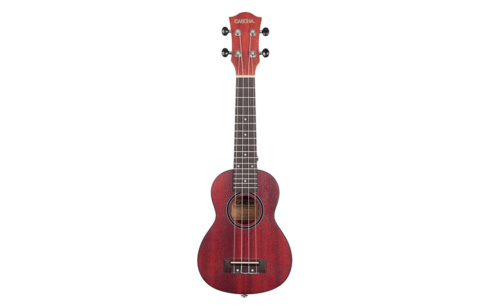 Сопрано укулеле Cascha HH 2263, Mahogany, Червено