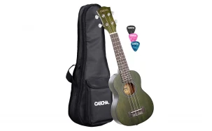 Сопрано укулеле Cascha HH 2265, Mahogany, Зелено