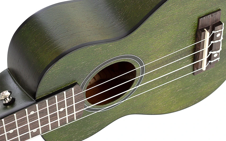 Сопрано укулеле Cascha HH 2265, Mahogany, Зелено