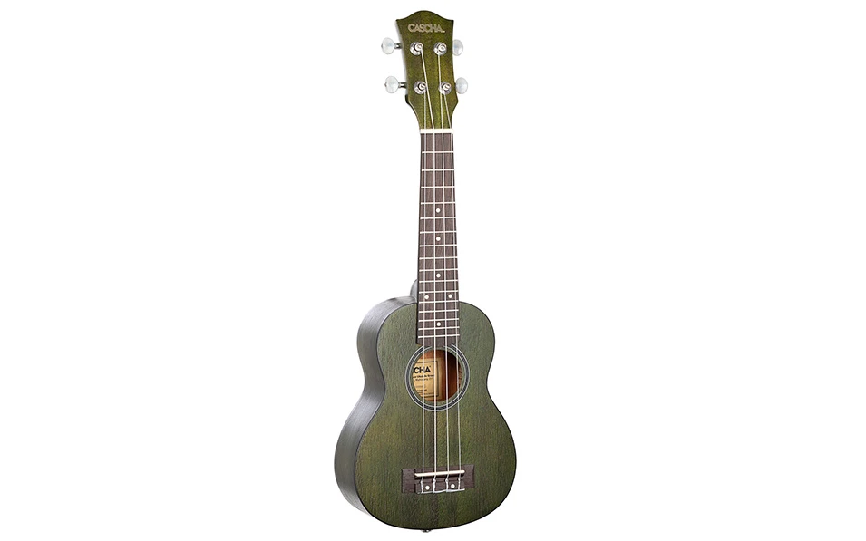 Сопрано укулеле Cascha HH 2265, Mahogany, Зелено
