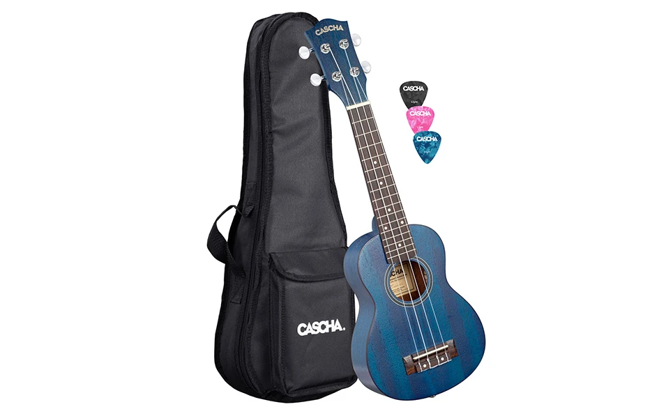 Сопрано укулеле Cascha HH 2266, Mahogany, Синьо