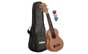 Сопрано укулеле Cascha HH 2026, Premium Mahogany