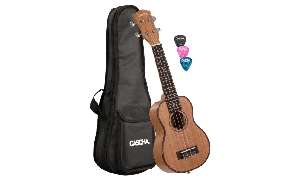Сопрано укулеле Cascha HH 2026, Premium Mahogany