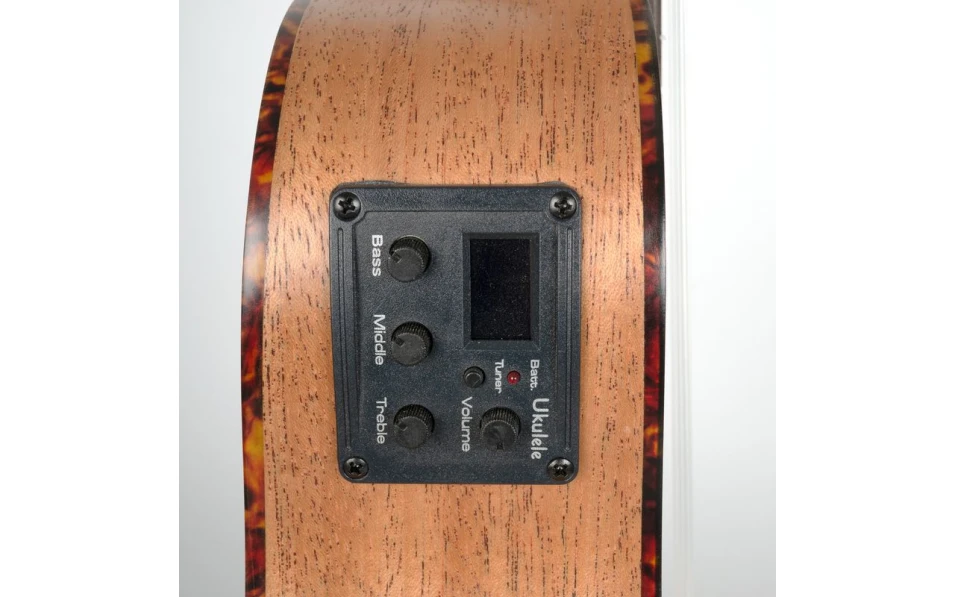 Сопрано укулеле Cascha HH 2026E, Premium Mahogany, С вградена електроника