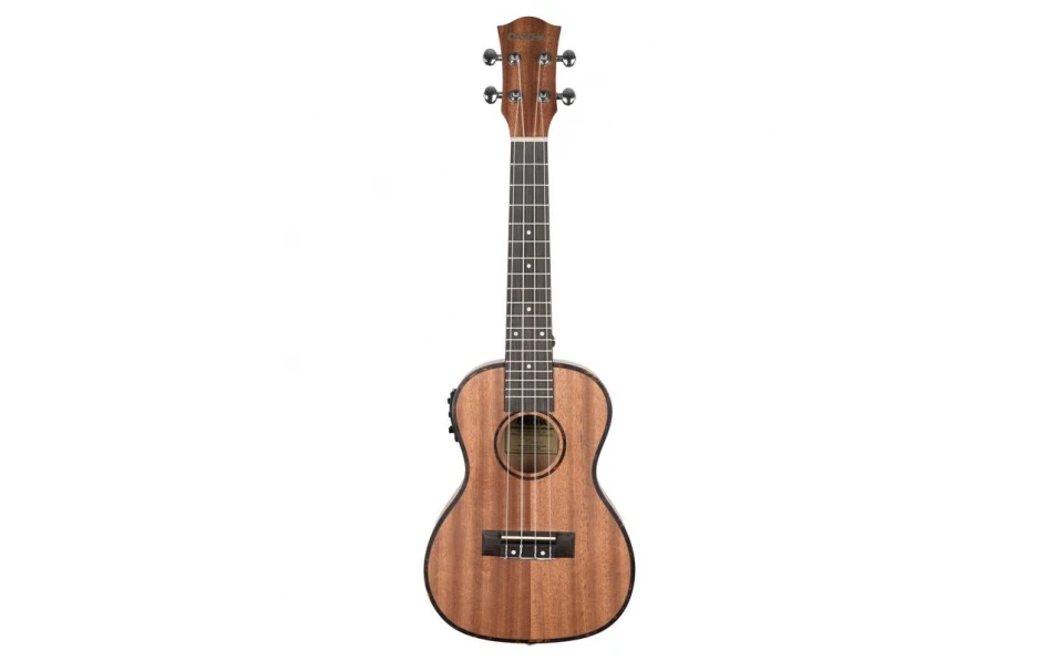 Концертно укулеле Cascha HH 2035E, Premium Mahogany, С вградена електроника