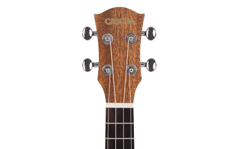 Концертно укулеле Cascha HH 2035E, Premium Mahogany, С вградена електроника