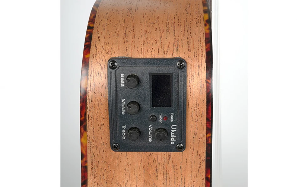 Тенор укулеле Cascha HH 2048E, Premium Mahogany, С вградена електроника