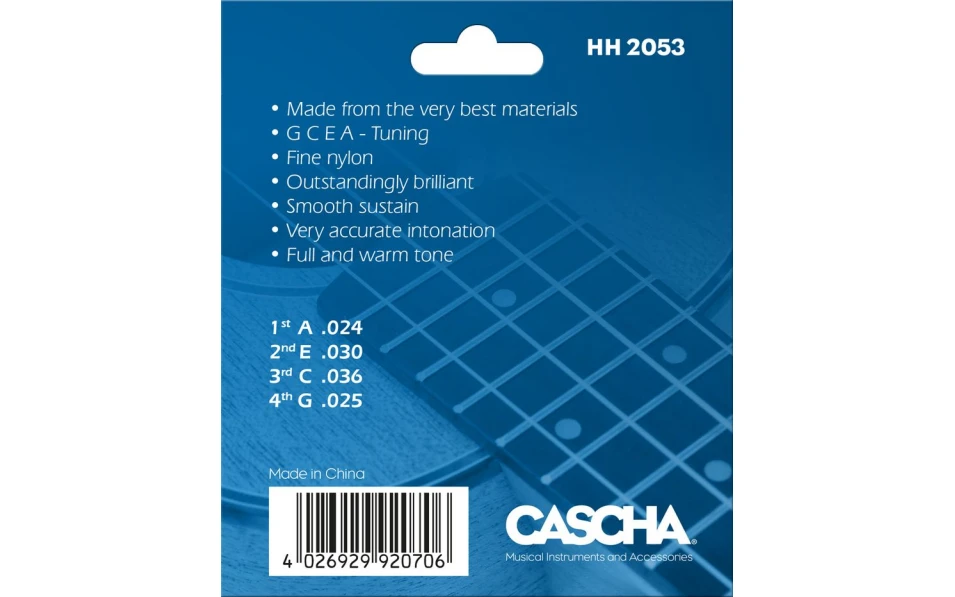 Струни за сопрано укулеле Cascha HH 2053