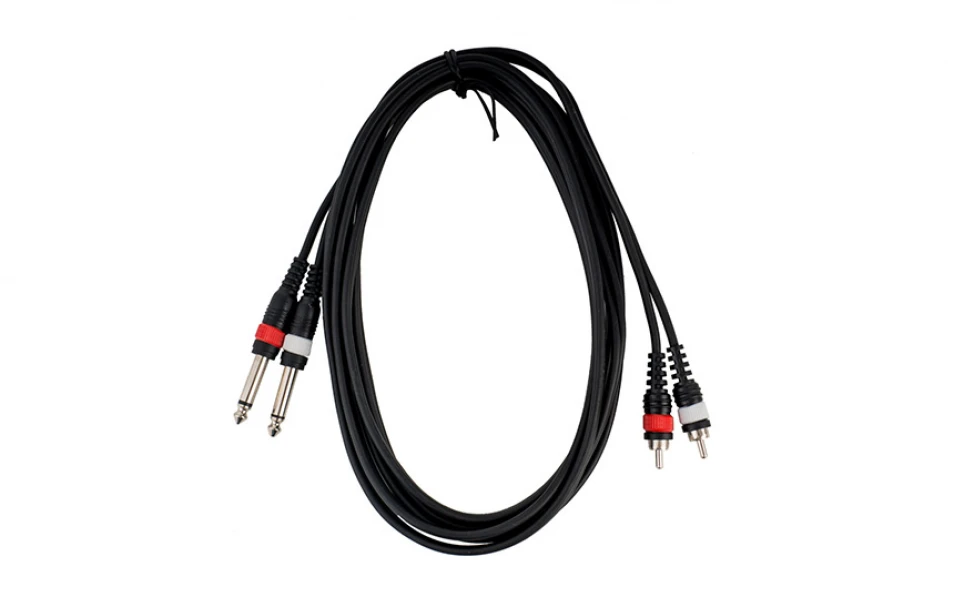 Aудио кабел Cascha HH 2095, RCA/6.3mm, 3m