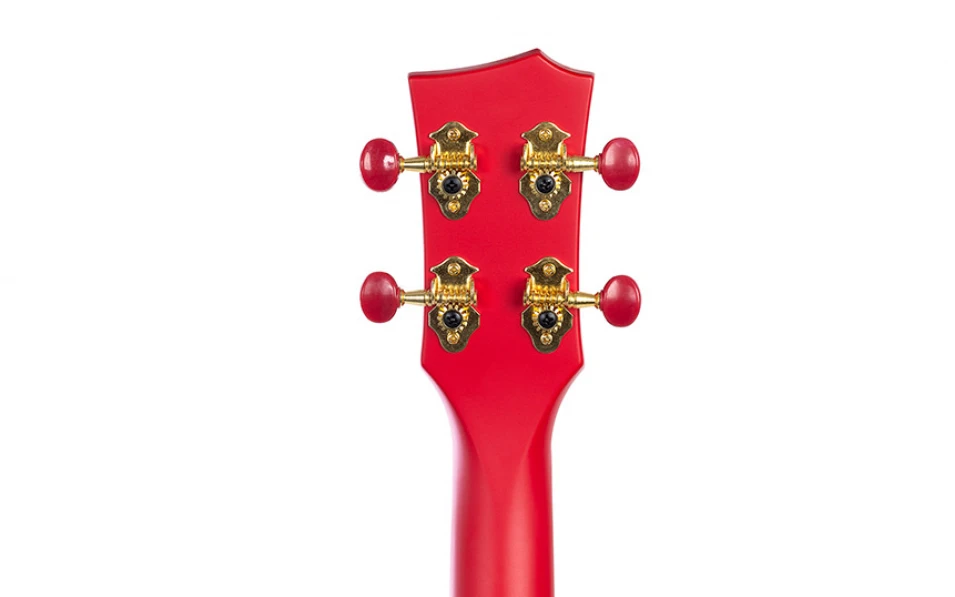 Концертно укулеле Cascha HH 2080, Карбон, Червено