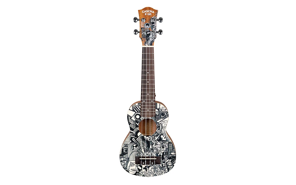 Сопрано укулеле Cascha HH2601, Art Series, Sketch