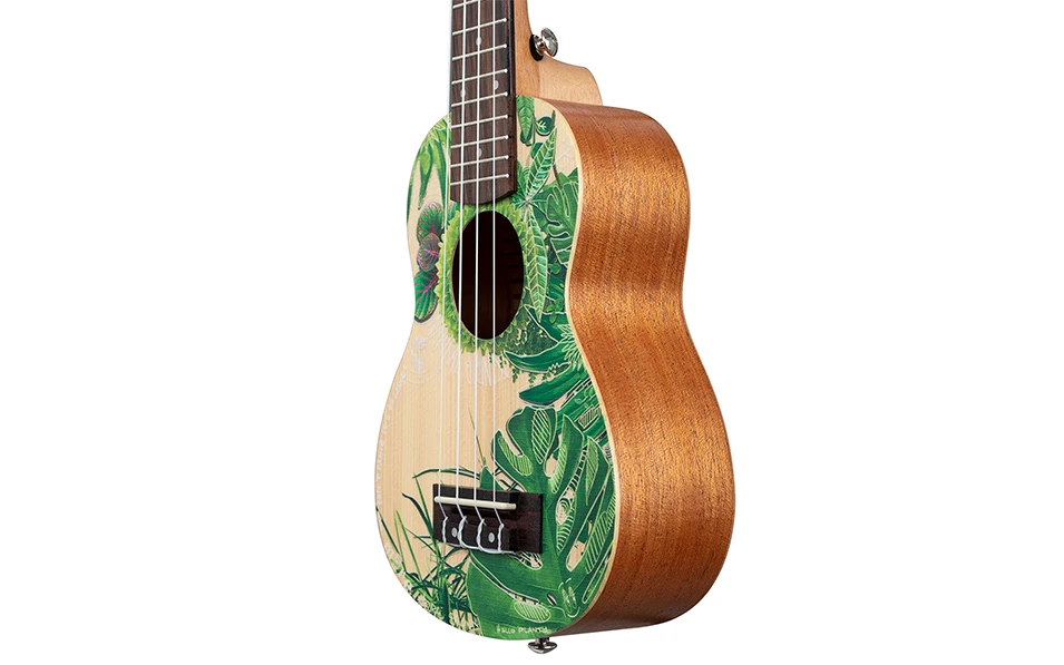 Сопрано укулеле Cascha HH 2602, Art Series, Leafy