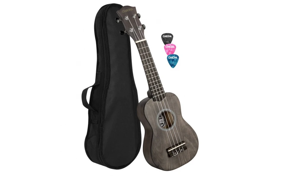 Сопрано укулеле Cascha HH 3960, Черно