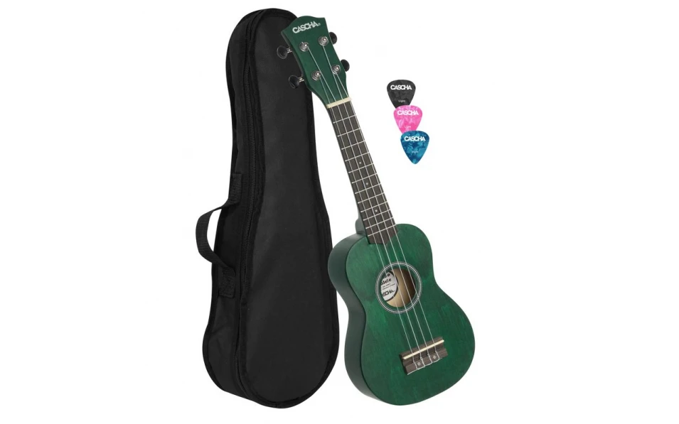 Сопрано укулеле Cascha HH 3963, Зелено