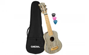 Сопрано укулеле Cascha HH 2315, Babmoo Graphite