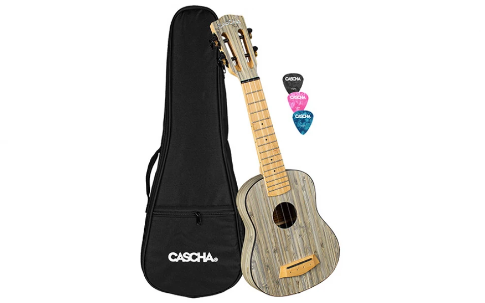 Сопрано укулеле Cascha HH 2315, Babmoo Graphite