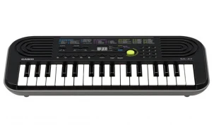 Детски синтезатор CASIO SA-47, черен/сив