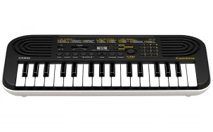 Детски синтезатор CASIO SA-51, черен/бял