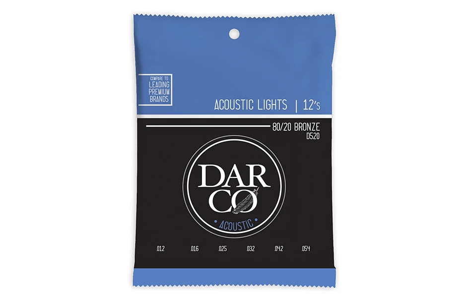 Darco D520, Струни за акустична китара 12-54
