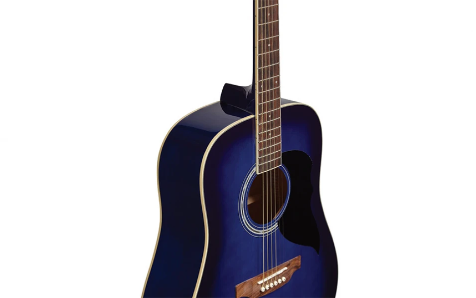 Eko Ranger 6 Blue Sunburst-акустична китара - син сънбърст