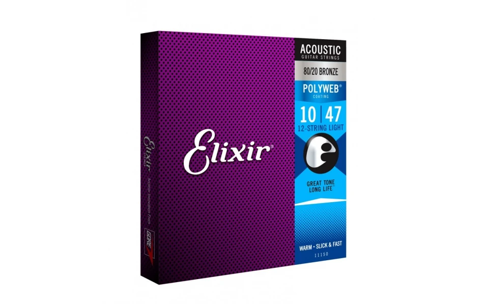 Elixir 11000 POLYWEB Extra Light, Струни за акустична китара 10-47