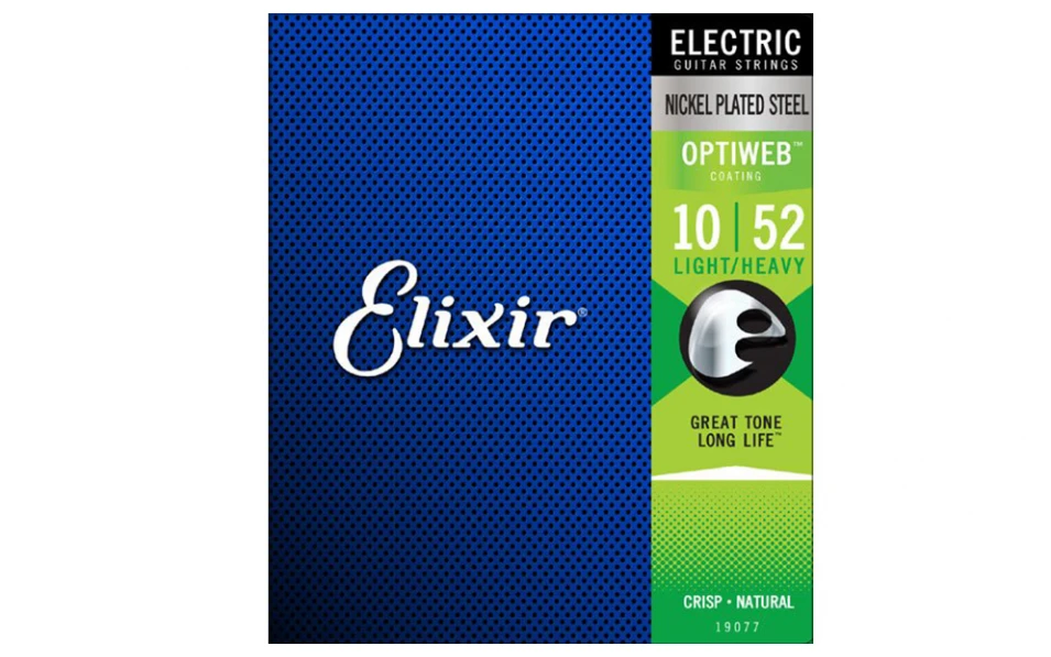 Elixir 19077 OPTIWEB Light/Heavy, Струни за електрическа китара 10-52
