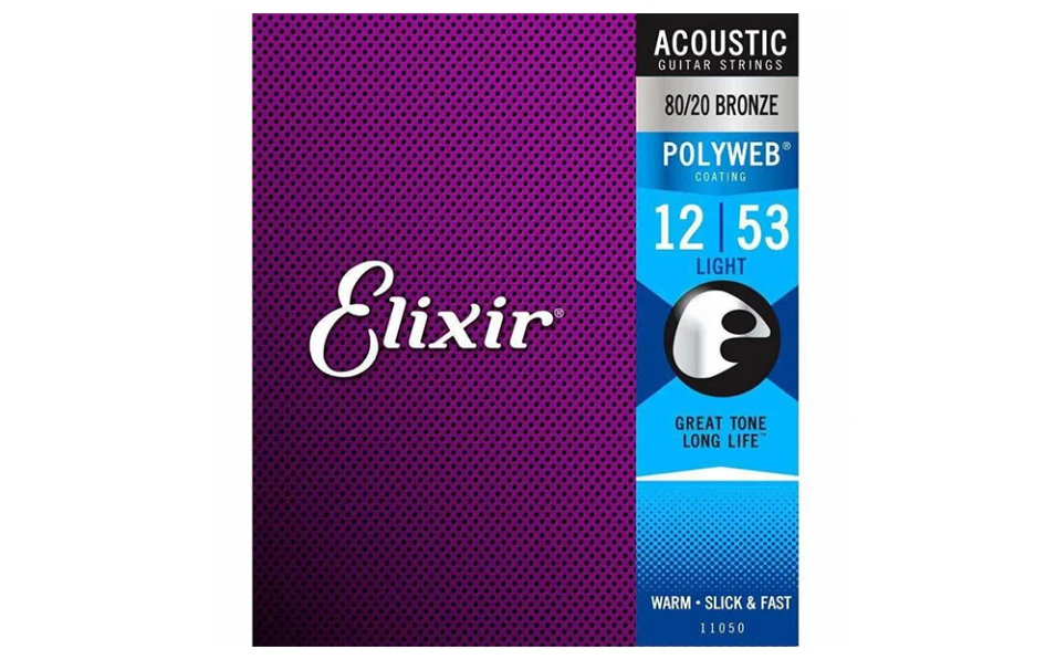 Elixir 11050 POLYWEB Light, Струни за акустична китара 12-53